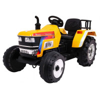 Tractor electric cu telecomandă - Blazin BW - galben 