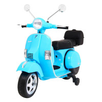 Motocicletă electrică - Inlea4Fun VESPA PX 150 - albastru 