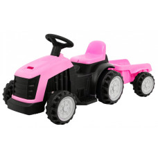 Tractor electric pentru copii cu remorcă - Inlea4Fun - roz Preview