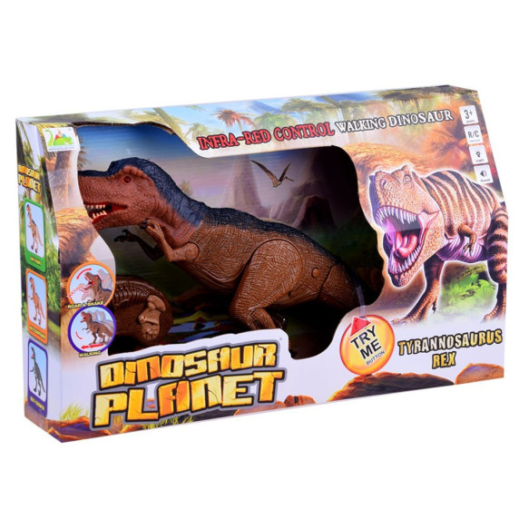 RC Tyrannosaurus Rex cu telecomanda Inlea4Fun DINOUSAUR PLANET