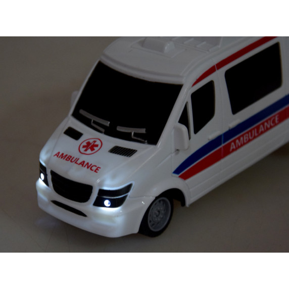 Mașină ambulanță cu telecomandă - Inlea4Fun CITY CAR