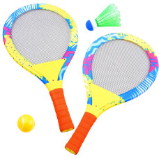 Set badminton pentru plajă - Inlea4Fun SP0566 Preview