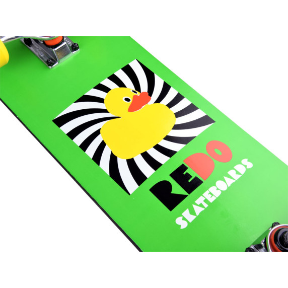 Skateboard din lemn pentru copii - rață - ReDo Rubber Duck