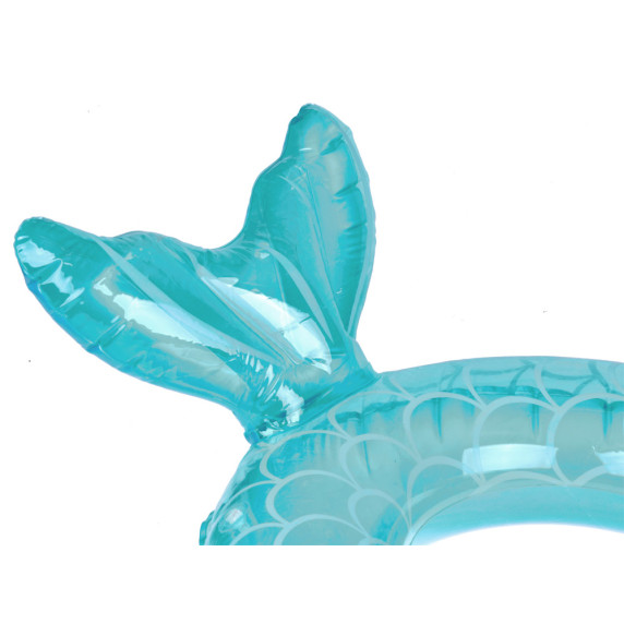 Colac gonflabil, sirenă - 60 cm - albastru