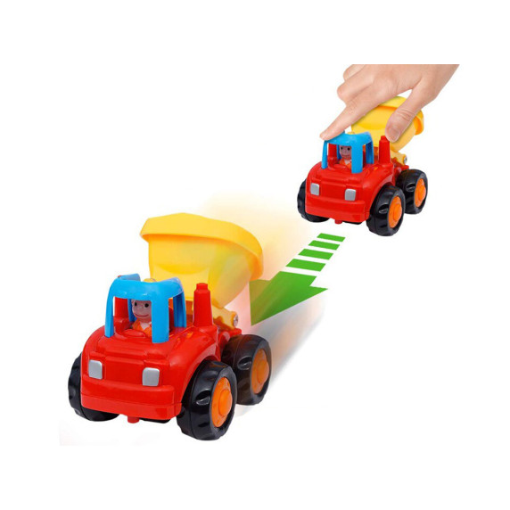 Set vehicule de construcții - 4 bucăți - HOLA Farm ´n Country Vehicle Set