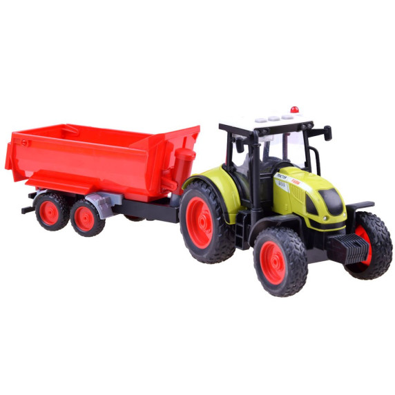 Tractor de jucărie cu remorcă - Inlea4Fun FARMLAND