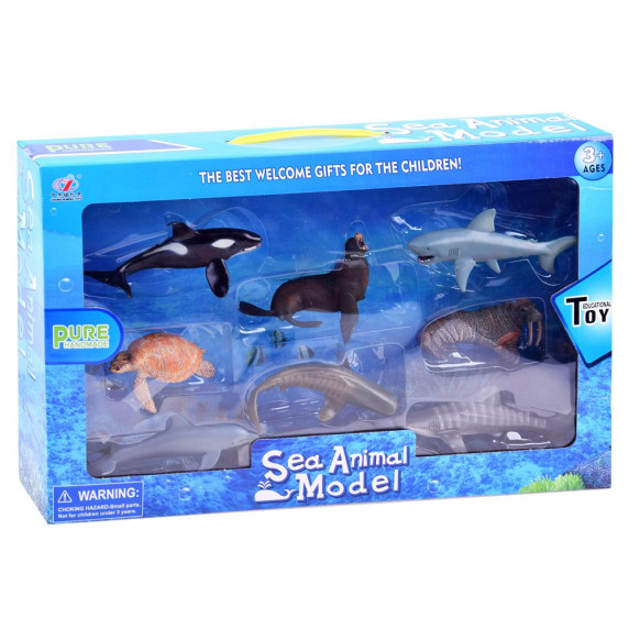 Set figurine - animale marine - Inlea4Fun SEA ANIMAL MODEL