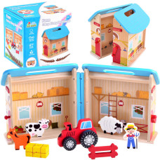 Casă de fermă pliabilă din lemn cu animale - Kids Toyland FARM Preview