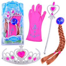 Set de accesorii pentru o mică prințesă - Inlea4Fun PRINCESS ADORNMENT - roz Preview