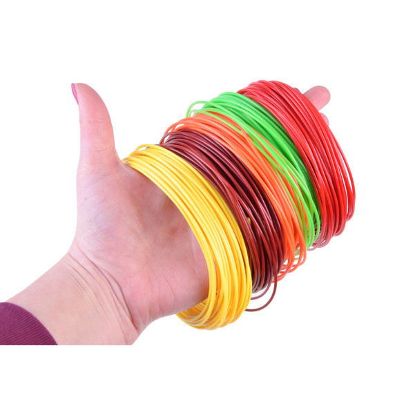 Rezervă pentru pixuri cu filament 3D - 5 culori - ZA4148 A