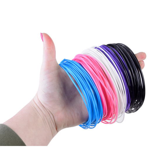 Rezervă pentru pixuri cu filament 3D - 5 culori - ZA4148 B