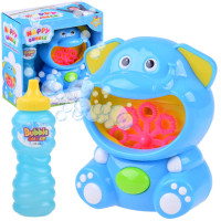 Mașină suflantă cu bule de săpun în formă de elefant albastru - Inlea4Fun HAPPY BUBBLE 