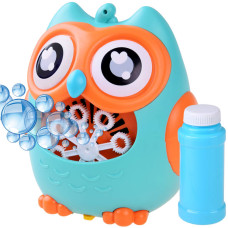 Suflantă de bule în formă de bufniță - Inlea4Fun BUBBLE OWL - albastru/portocaliu Preview