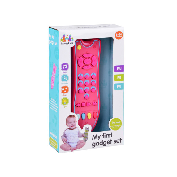 Jucărie interactivă - telecomandă TV pentru copii - Inlea4Fun MY FIRST GADGET SET