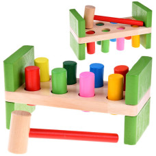 Jucărie educativ din lemn - Inlea4Fun STRIKING PLATFORM 