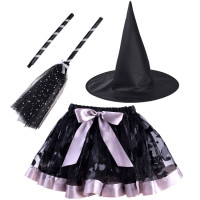 Costum de vrăjitoare pentru copii cu accesorii - Inlea4Fun ZA4806 