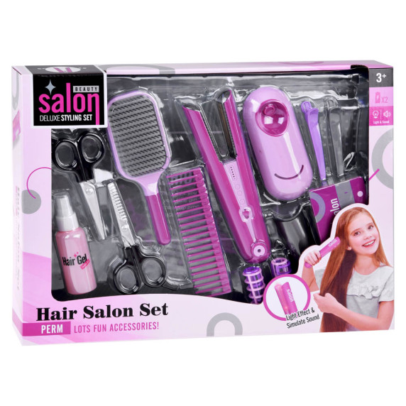 Set de coafură pentru copii  - Inlea4Fun HAIR SALON SET