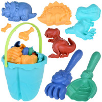 Set jucării pentru nisip cu forme de dinozaur - 17 elemente -  Inlea4Fun GO PLAY 