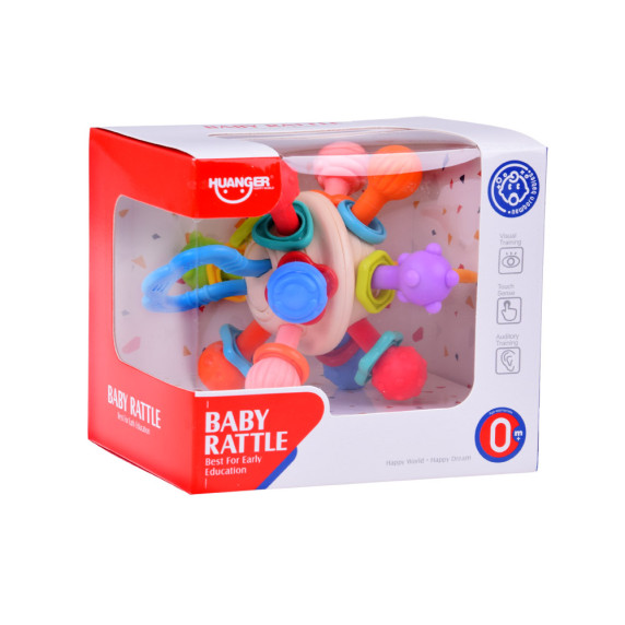 Jucărie senzorială bebe - HUANGER Baby Rattle