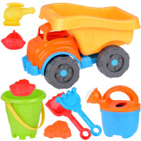 Set jucării pentru nisip cu basculantă și găleată - 9 elemente - Inlea4Fun 