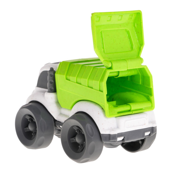 Set vehicule din material ecologic - 4 bucăți - Inlea4Fun CAR & PLANE