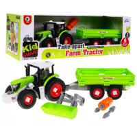 Tractor cu remorcă pentru copii - Farm Tractor Take apart 