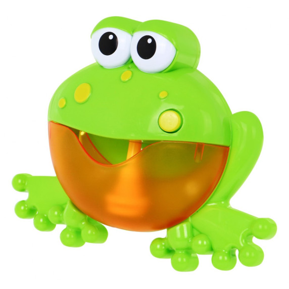 Jucărie de baie pentru copii cu suflantă de bule și melodii - broască