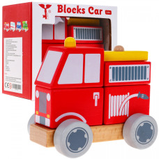 Camion de pompieri -  Inlea4Fun BLOCKS CAR 