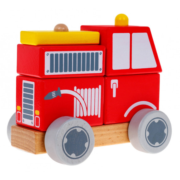 Camion de pompieri -  Inlea4Fun BLOCKS CAR