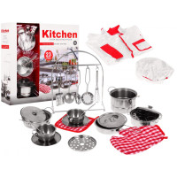 Set bucătar pentru copii cu oale și accesorii - Kitchen Cook Delicious Food 