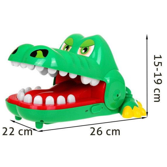 Jucărie interactivă - Crocodil la dentist - Madness Crocodile