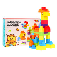 Set cuburi de construcție - 68 elemente- Inlea4Fun BUILDING BLOCKS 