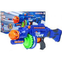 Pistol de joacă pentru copii cu 40 muniții din spumă - Blaze Storm - albastru 