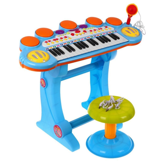 Set muzical cu tastatură și microfon pentru copii - Electronic Keyboard
