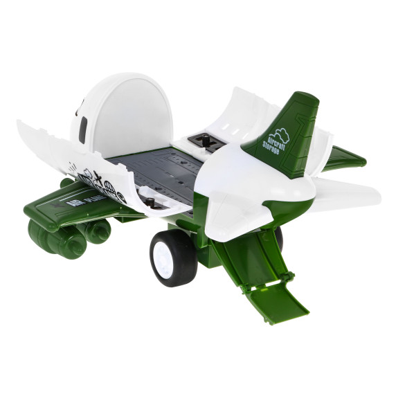 Avion militar de jucărie pentru copii cu 6 vehicule - Street racing