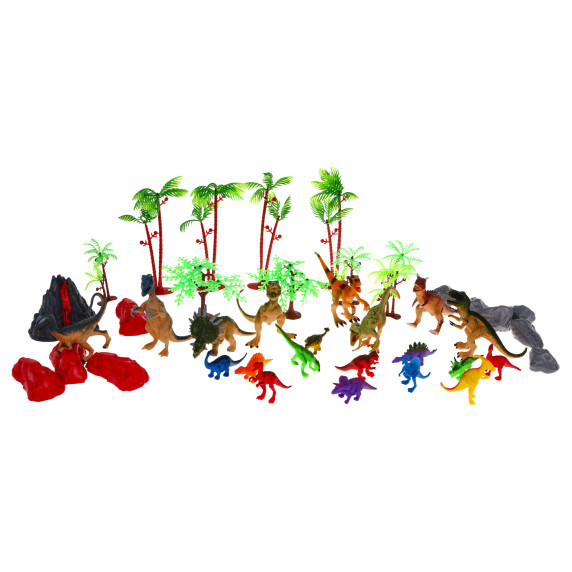 Set de figurine „Lumea dinozaurilor” pentru copii cu covoraș - Inlea4Fun DINOSAUR PARADIS