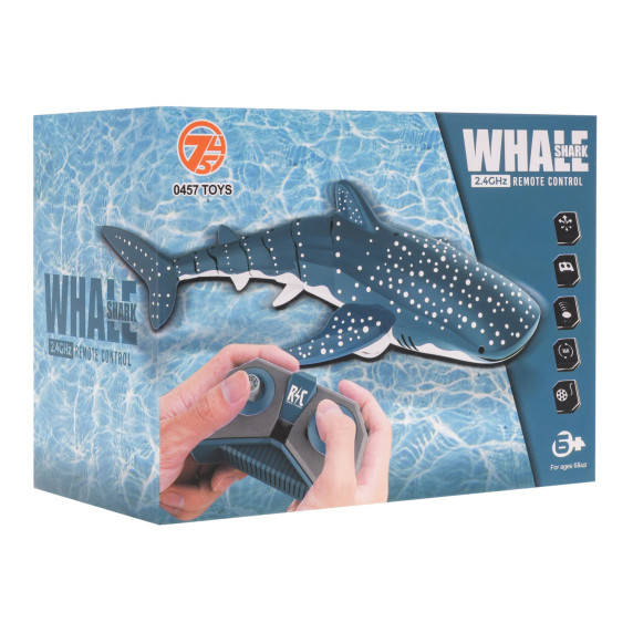 Balenă cu telecomandă pentru copii  - Inlea4Fun WHALE SHARK