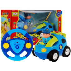Mașină de poliție cu telecomandă pentru copii - Inlea4Fun CARTOON CAR Preview