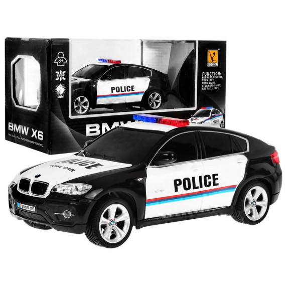 Mașină de poliție BMW cu telecomandă - 1:24 Inlea4Fun