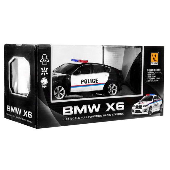 Mașină de poliție BMW cu telecomandă - 1:24 Inlea4Fun