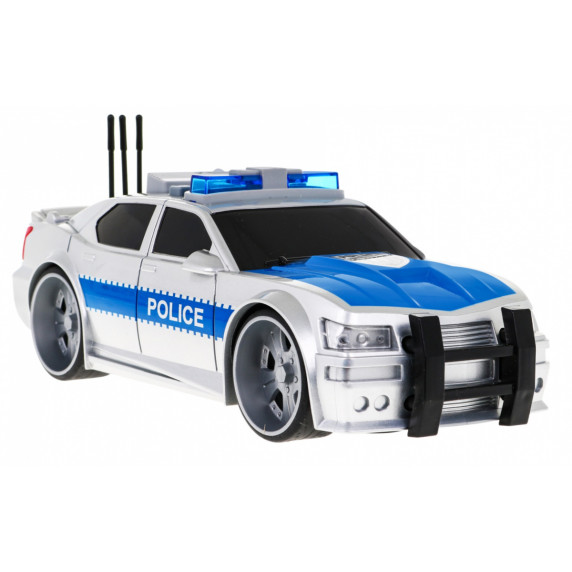 Mașină de poliție cu efecte de lumini și sunet - 1:16 Inlea4Fun RESCUE