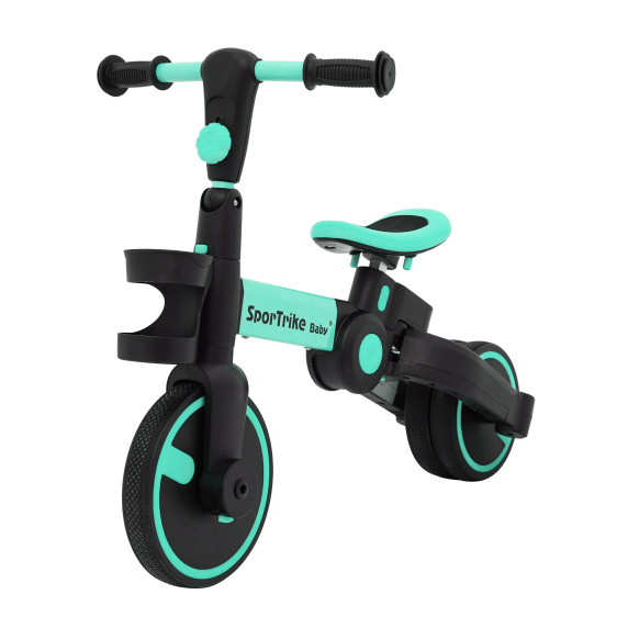 Tricicletă pentru copii Happy Bike 3in1 - Albastru