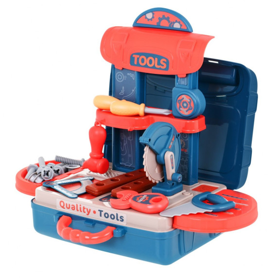Trusă atelier pentru copii în valiză cu accesorii - Workbench Tool Play set