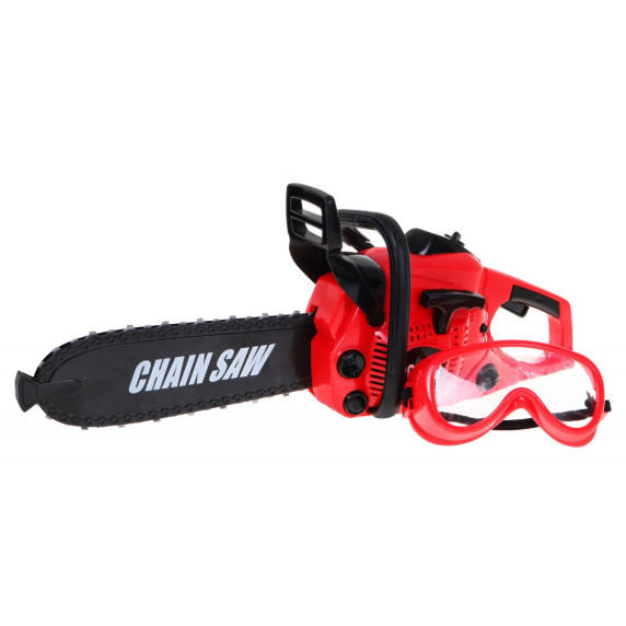 Ferăstrău interactiv pentru copii cu ochelari de protecție - Chain Saw
