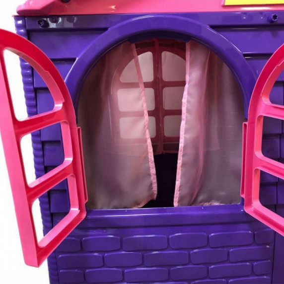 Căsuță de joacă pentru copii - 69x129x120 cm - Inlea4Fun DANUT - violet