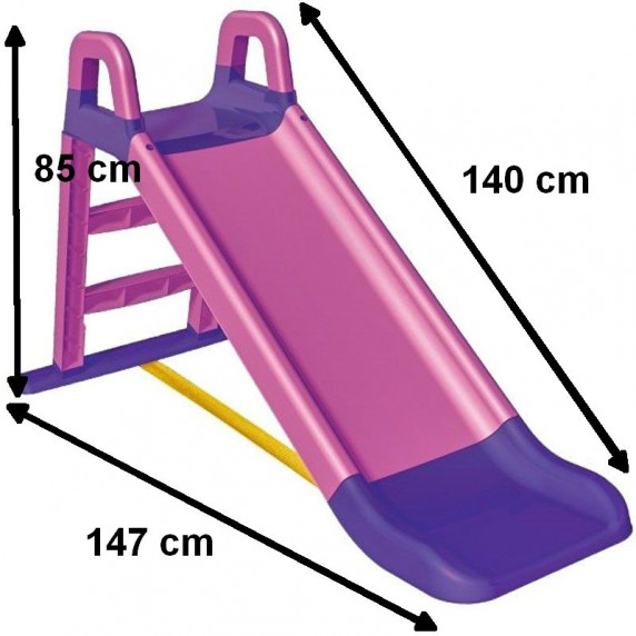Topogan 140 cm - violet - Inlea4Fun 0140/05