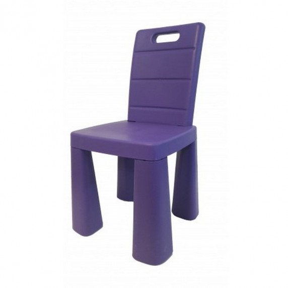 Scaun plastic pentru copii - violet - Inlea4Fun EMMA