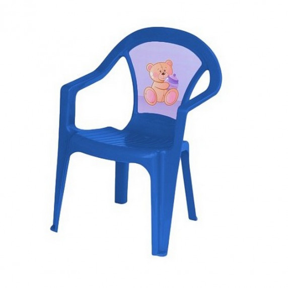 Scăunel pentru copii - albastru - Inlea4Fun