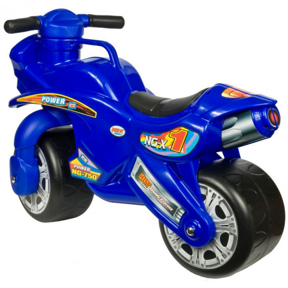 Motocicletă acționat cu picioarele - albastru - Inlea4Fun