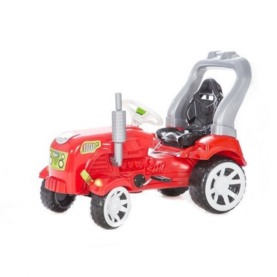 Tractor cu pedale - roșu - Inlea4Fun
